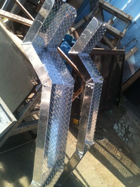 Aluminum bracket fabrication