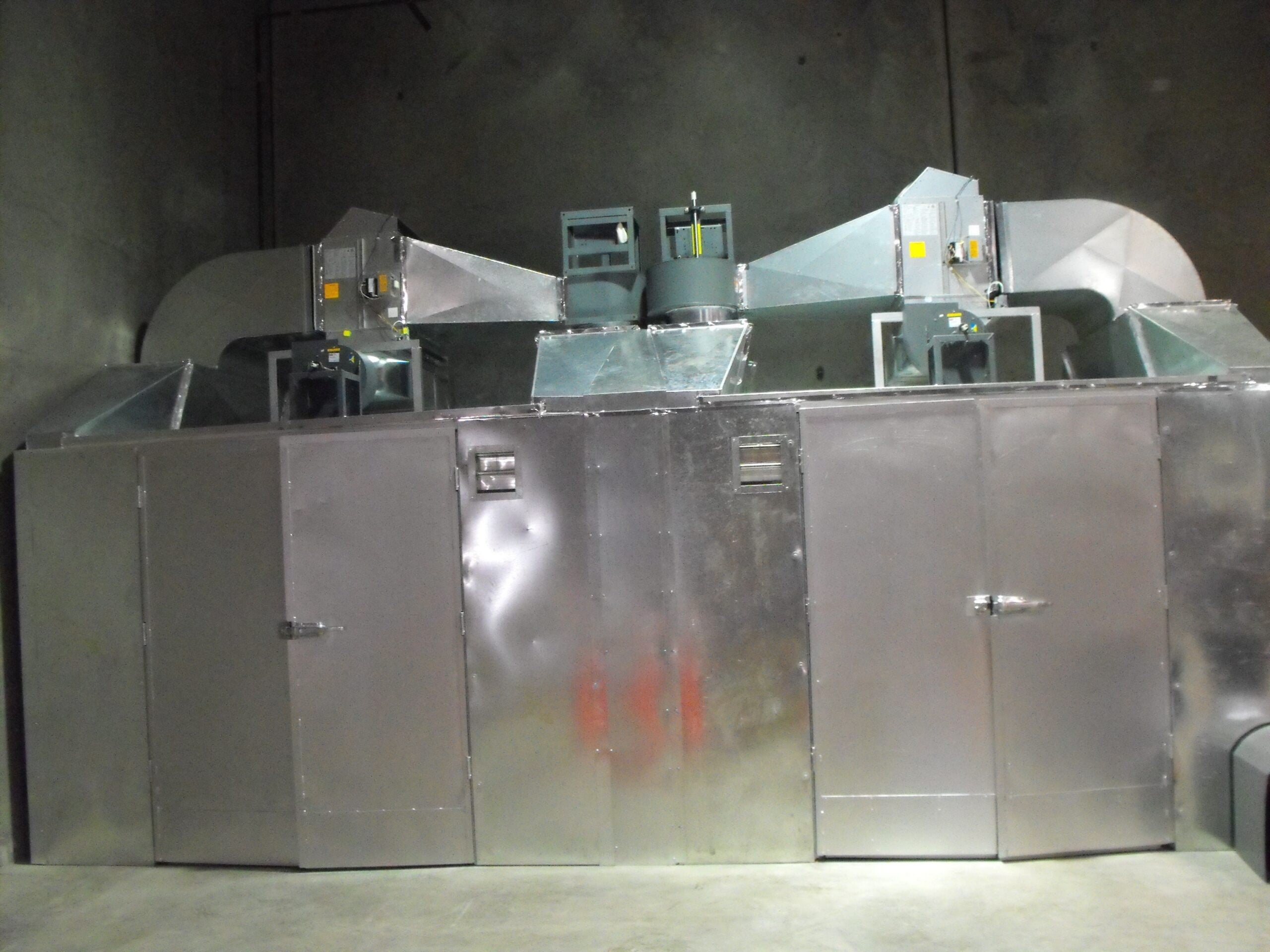 Steel fabrication shop floor work