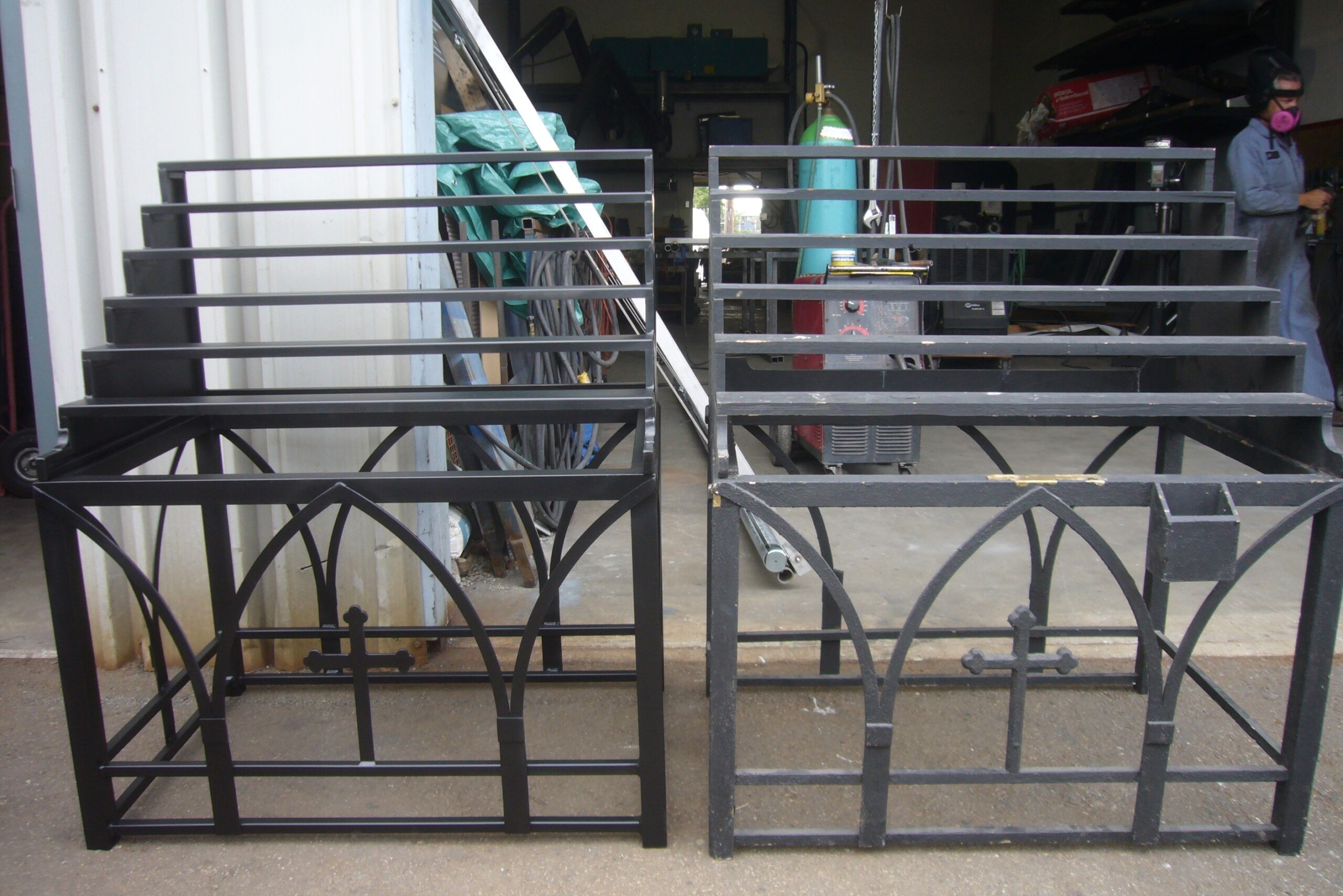 Industrial steel framework