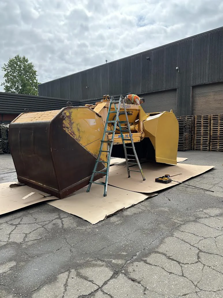 Custom fabricated steel reinforcement plate