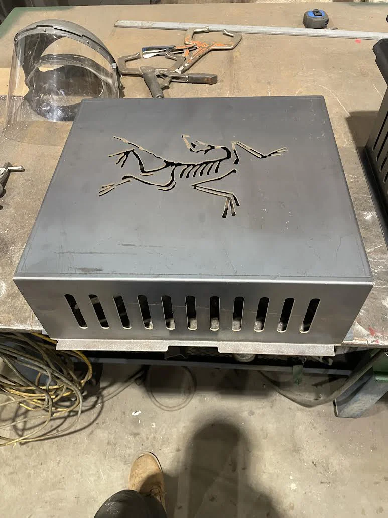 Steel fabrication finished part