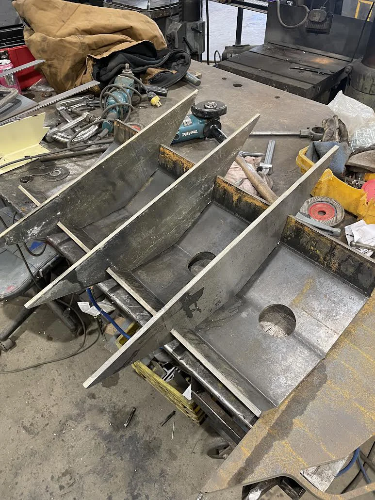 Steel fabrication welded joint detail