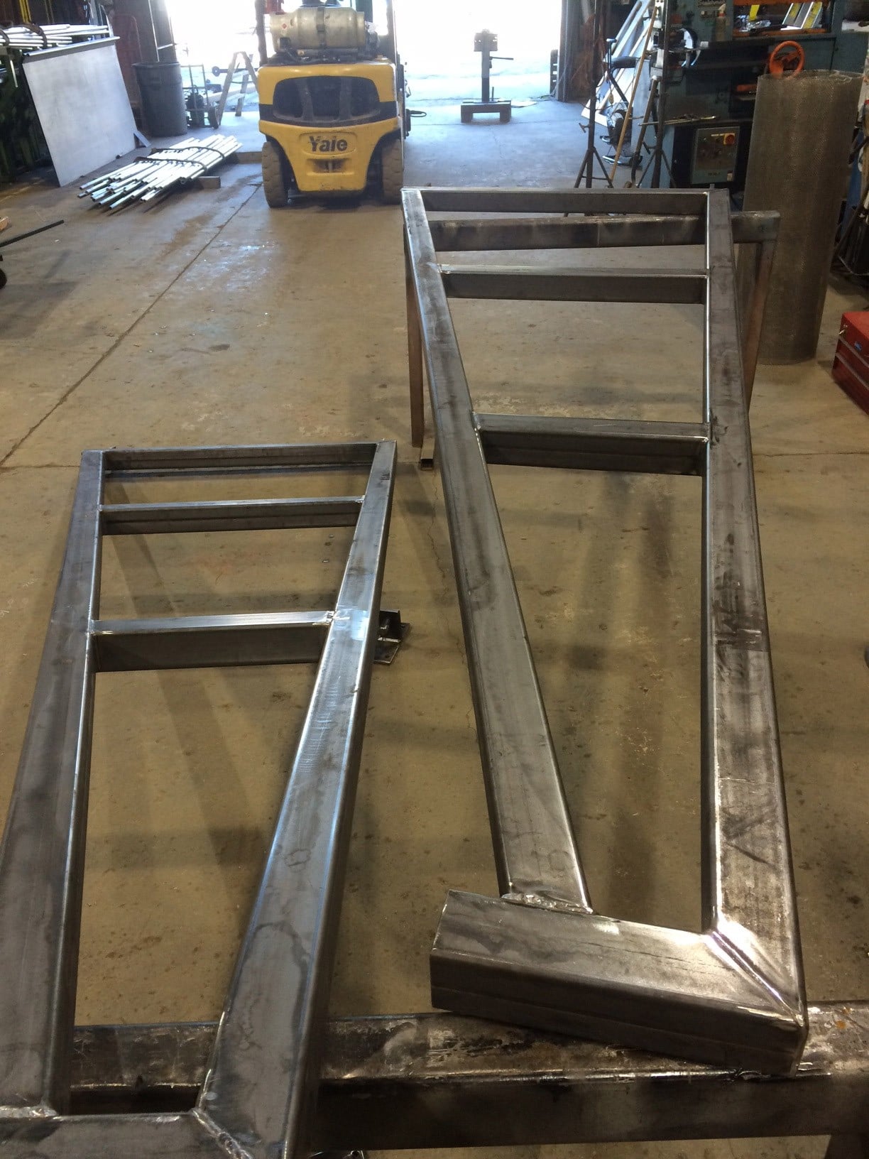 Custom fabricated steel gates