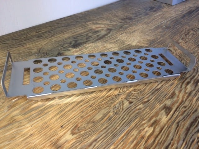 Finished water jet metal fabrication
