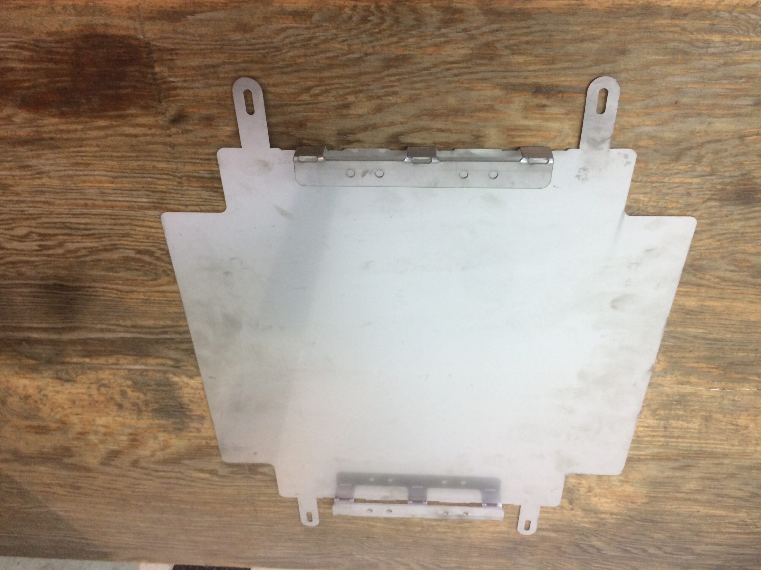 Stainless steel 16 gauge form plate
